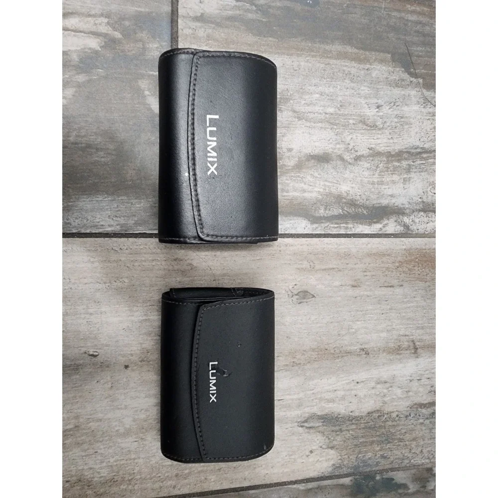 Lot of 2 Genuine Panasonic Black Carrying Storage Cases Pouches Travel Organizer